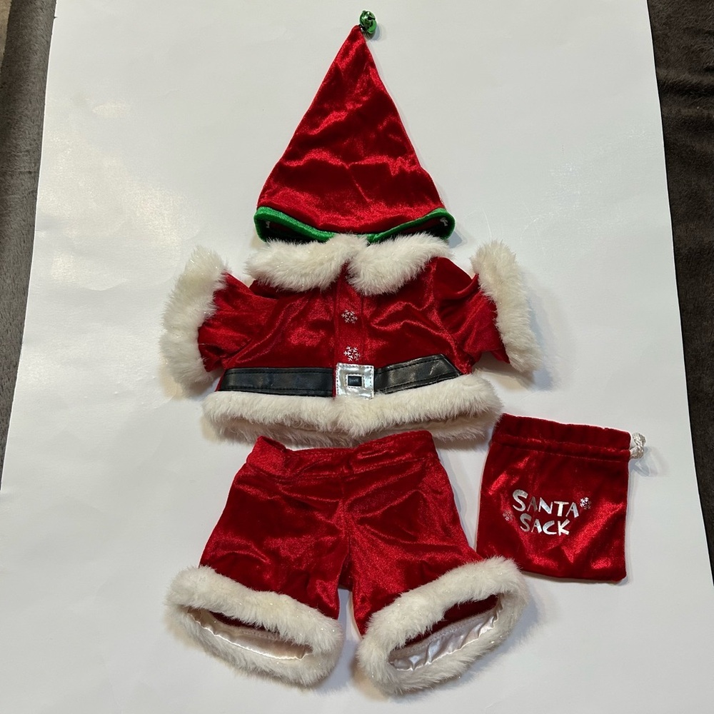 Build-A-Bear Workshop 4 Piece Santa Set